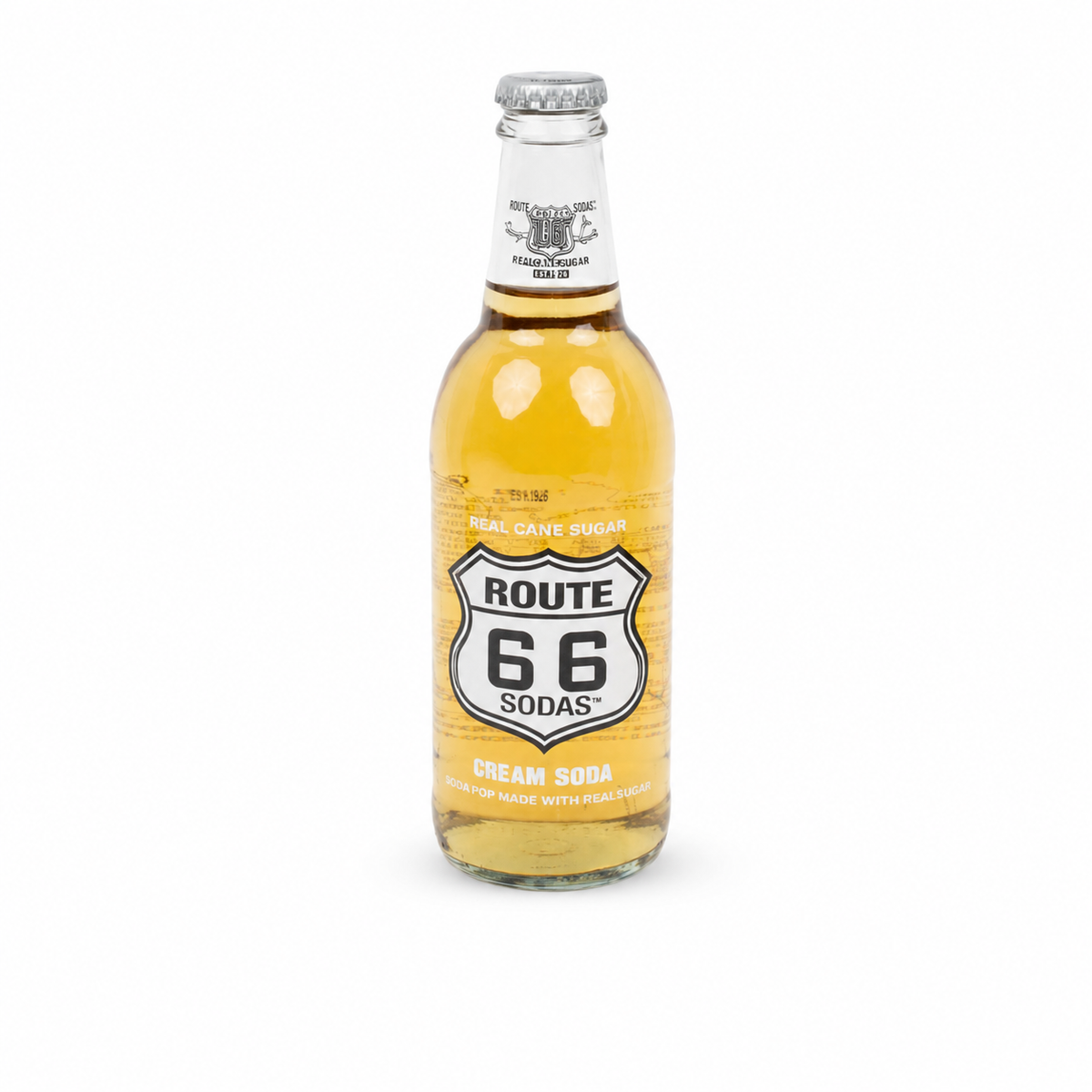 ROUTE 66 SODA CREAM 100TH ANNIVERSARY BOTTLE