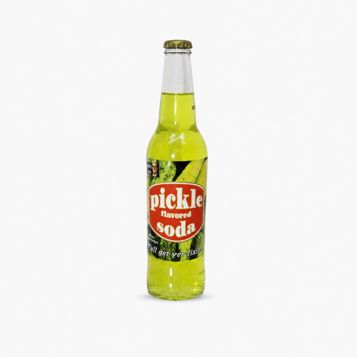 LESTER'S FIXINS PICKLE SODA 12 OZ BOTTLE