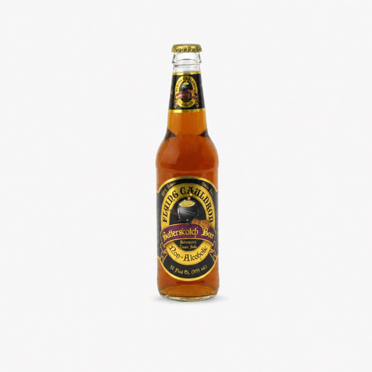 FLYING CAULDRON BUTTERSCOTCH BEER SODA 12 OZ BOTTLE