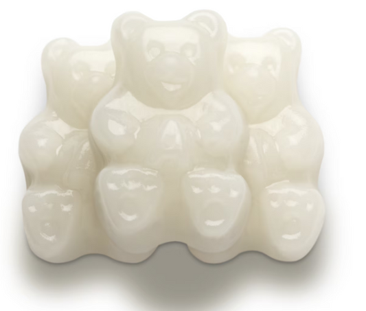 White Strawberry-Banana Gummi Bears